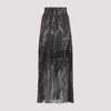 Missoni Patterned-jacquard Metallic-knit Midi Skirt In Gray