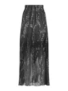 Missoni Patterned-jacquard Metallic-knit Midi Skirt In Brown