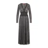 Missoni Viscose Maxi Dress With Lurex Detail In Gray