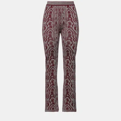 Pre-owned Missoni Viscose Pants 40 In Multicolor