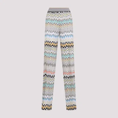 Missoni Elastic Waist Casual Pants In Multi