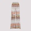 Missoni Multicolor Orange Casual Pants In Multicolour