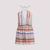 Missoni Women Multicolour Halter Neck Short Jumpsuit, Xs Luxury Jumpsuits & Playsuits For Women Darveys In Multi