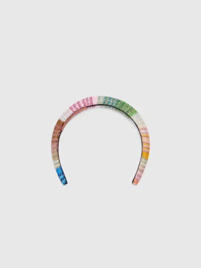 Missoni Viscose-blend Hairband In Multi
