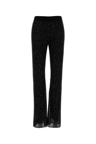 Missoni Viscose-blend Wide-leg Pant In Black
