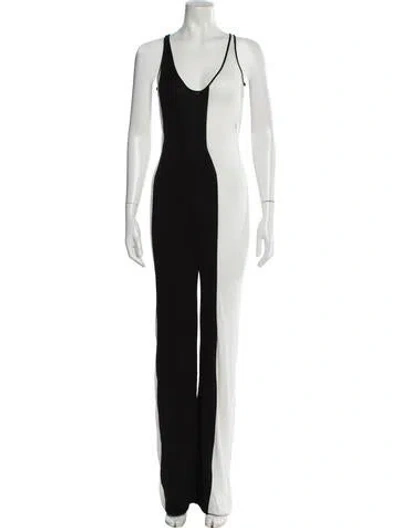 Pre-owned Missoni V-neck Jumpsuit In Black