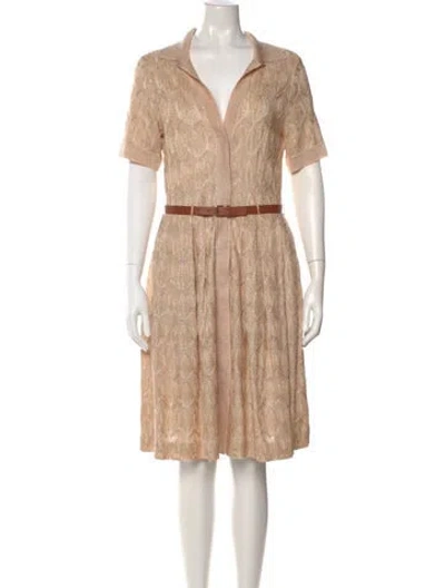 Pre-owned Missoni V-neck Knee-length Dress