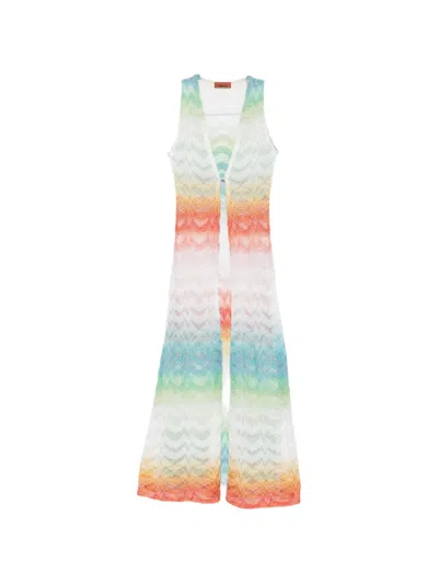 Missoni V-neck Sleeveless Tunic In Multi