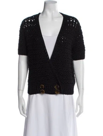 Pre-owned Missoni V-neck Sweater In Black
