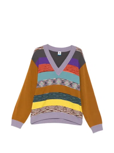 Missoni V-neck Sweater In Multi