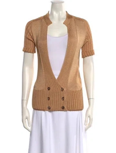 Pre-owned Missoni V-neck Sweater In Neutral