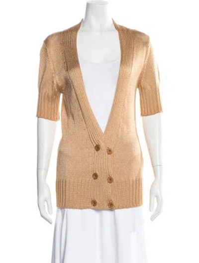 Pre-owned Missoni V-neck Sweater In Neutral