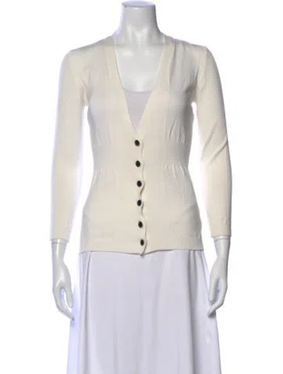 Pre-owned Missoni V-neck Sweater In Neutrals