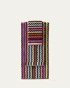 Shop Missoni Warner Bath Sheet In Pink Pattern