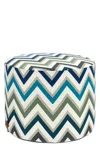 Missoni 'watamu' Outdoor Cylindrical Pouf In Multi