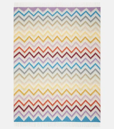 Missoni Watamu Zig Zag Wool-blend Throw In Multi