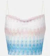 Missoni Wave Cropped Top In Multi