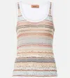 Missoni Wave Jersey Tank Top In Multi