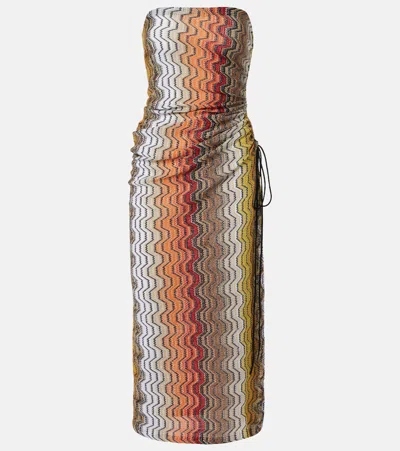 Missoni Wave Lamé Beach Dress In Multi