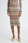 Missoni Wave Pattern Skirt Skirts Multicolor In Multi