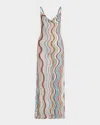 Missoni Zig-zag Halter Top In Chevron Resort Multicolor In Muliticolor W White Base