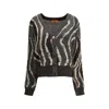 Missoni Brown Sweater For Versatility Sweaters In Brown