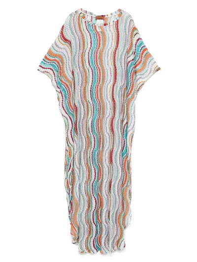 MISSONI WAVE-PATTERN COVER-UP