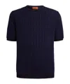 Missoni Wave-pattern Crew-neck T-shirt In Black