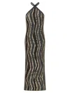 Missoni Wave Pattern Dress In Multi