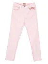Missoni Wave-print Slim-cut Trousers In Pink