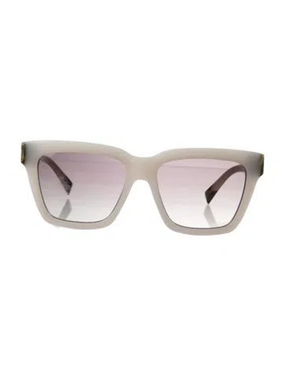 Pre-owned Missoni Wayfarer Gradient Sunglasses In White