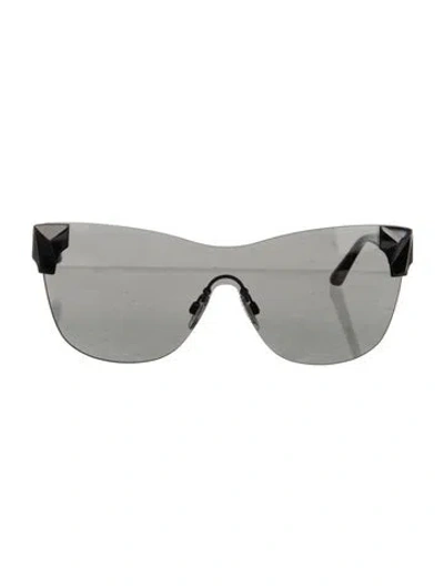 Pre-owned Missoni Wayfarer Tinted Sunglasses In Black
