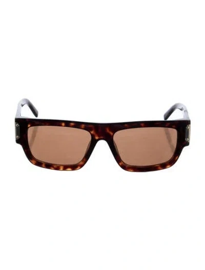 Pre-owned Missoni Wayfarer Tinted Sunglasses In Brown
