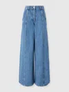 Missoni Wide-leg Denim Pants In Light Blue
