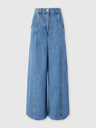 Missoni Wide-leg Denim Pants In Light Blue