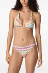 Missoni Womens Multi Micro Zig-zag Pattern Bikini Set In Multi