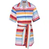 MISSONI WHITE DRESS FOR GIRL WITH CHEVRON PATTERN