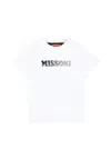 Missoni White T-shirt For Baby Boy With Logo In White
