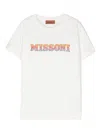Missoni Logo Sequin Embellished T-shirt In White