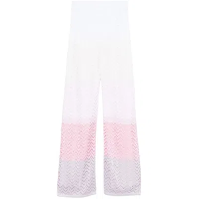 Missoni White Trousers - Palazzo Pants Women