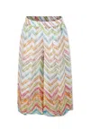 Missoni V-pattern Casual Pants In White