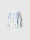 Missoni Wrap Mini Skirt With Zig Zag Pattern