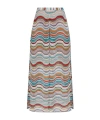 Missoni Wavy Print Beach Pants In Gray