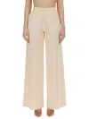 Missoni Wide Leg Chevron Pattern Sheer Trousers