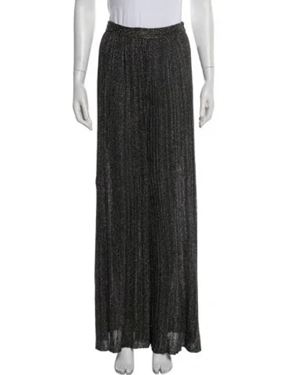 Pre-owned Missoni Wide Leg Pants In Black