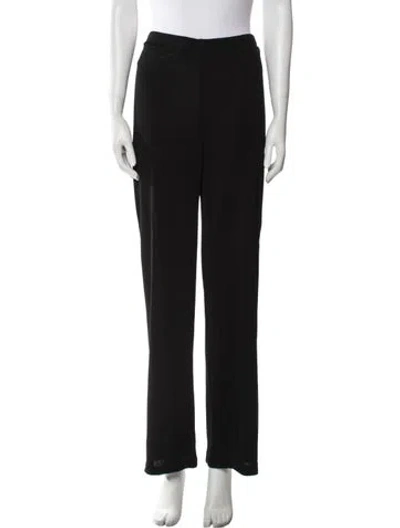 Pre-owned Missoni Wide Leg Pants In Black