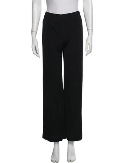 Pre-owned Missoni Wide Leg Pants In Black