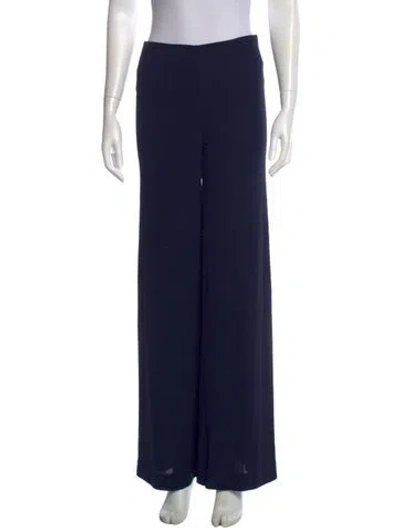 Pre-owned Missoni Wide Leg Pants In Blue