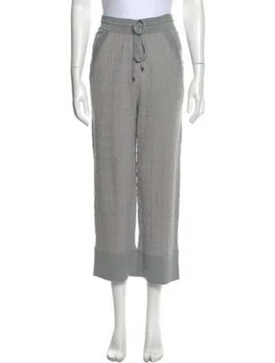 Pre-owned Missoni Wide Leg Pants In Blue