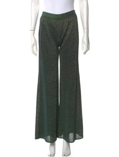 Pre-owned Missoni Wide Leg Pants In Green